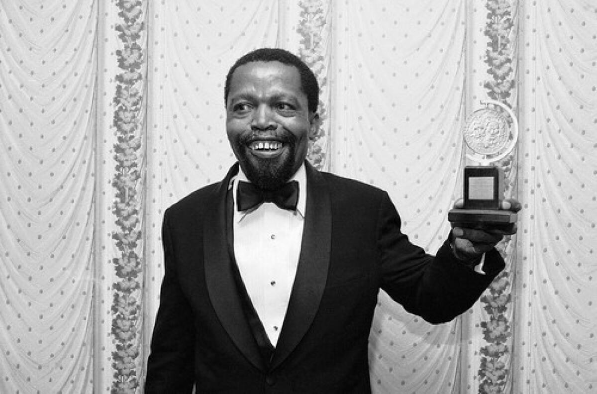Zakes Mokae, seen in 1982, was best known for his work with playwright Athol Fugard, a fellow South African.