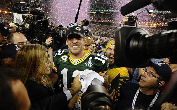 Green Bay Packers win the Super Bowl