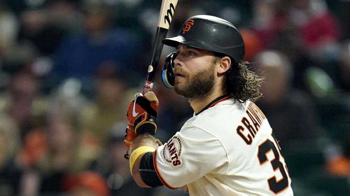 Giants send Brandon Crawford to IL, call up Marco Luciano