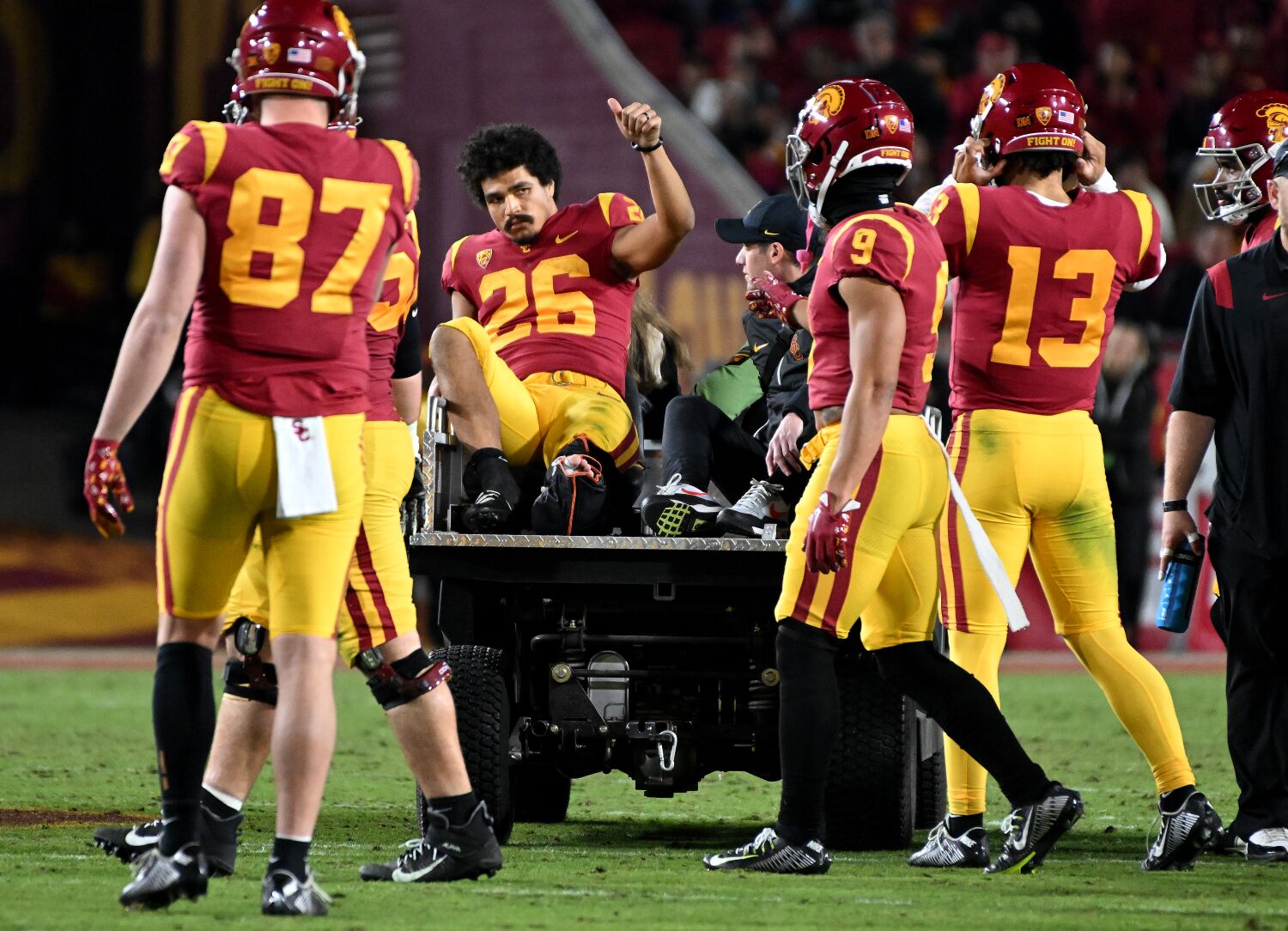 Travis Dye sustains season-ending injury in USC's blowout win over Colorado
