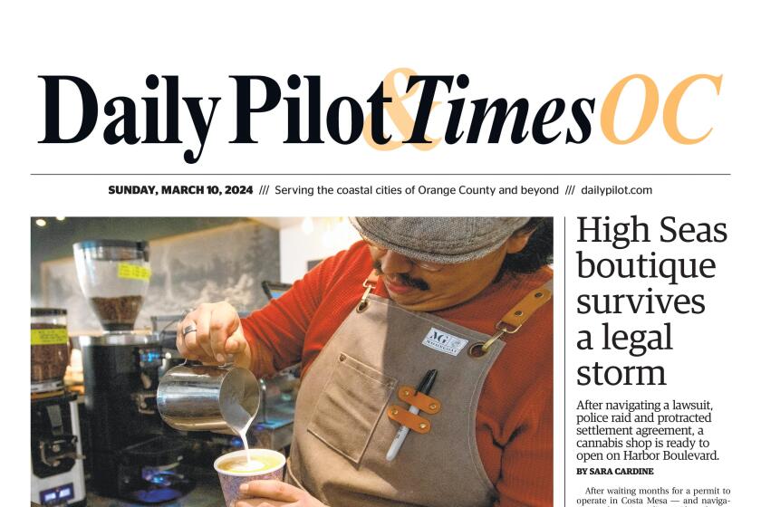 Front page of the Daily Pilot e-newspaper for Sunday, March 10, 2024.