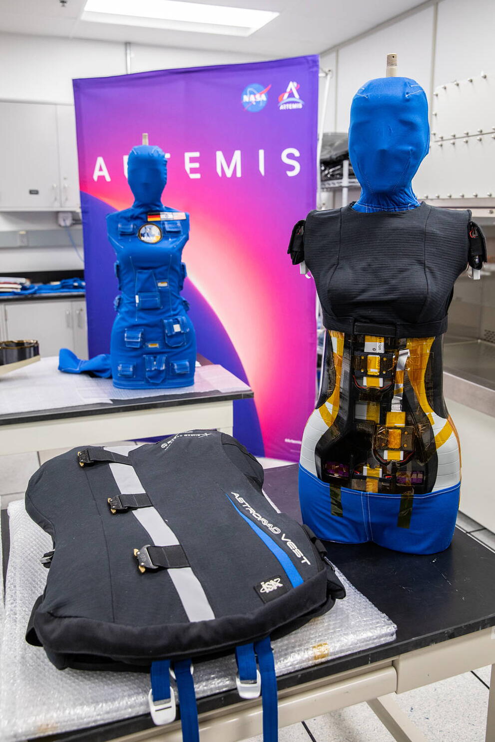 The AstroRad vest uses targeted shielding to protect vital organs without restricting astronaut mobility.