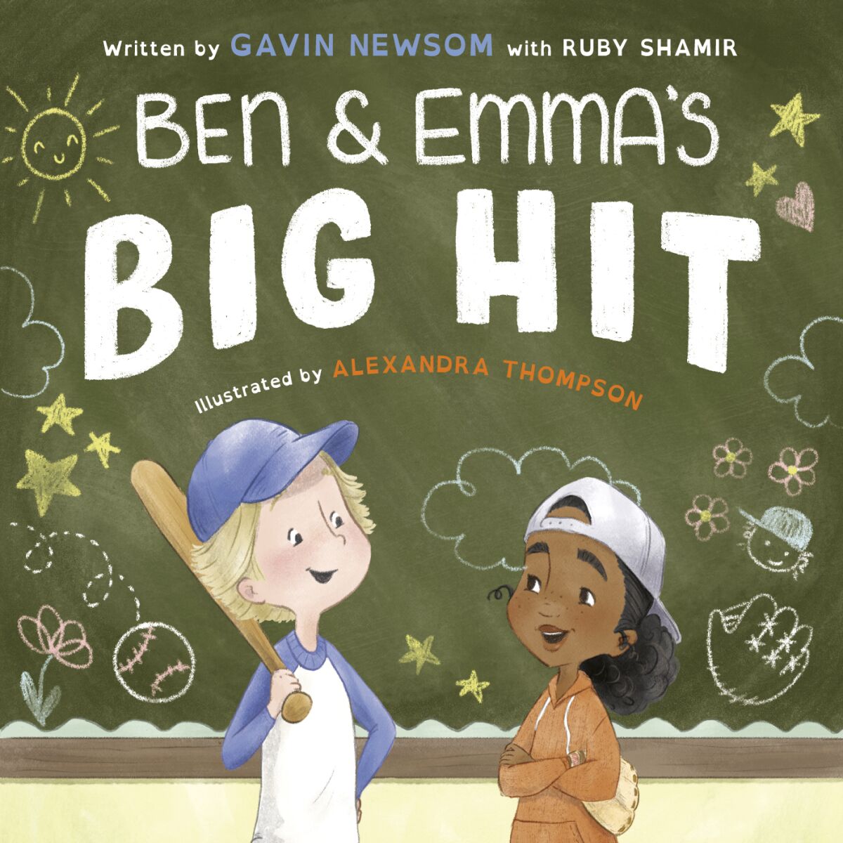Cover image of the book "Ben and Emma's Big Hit"