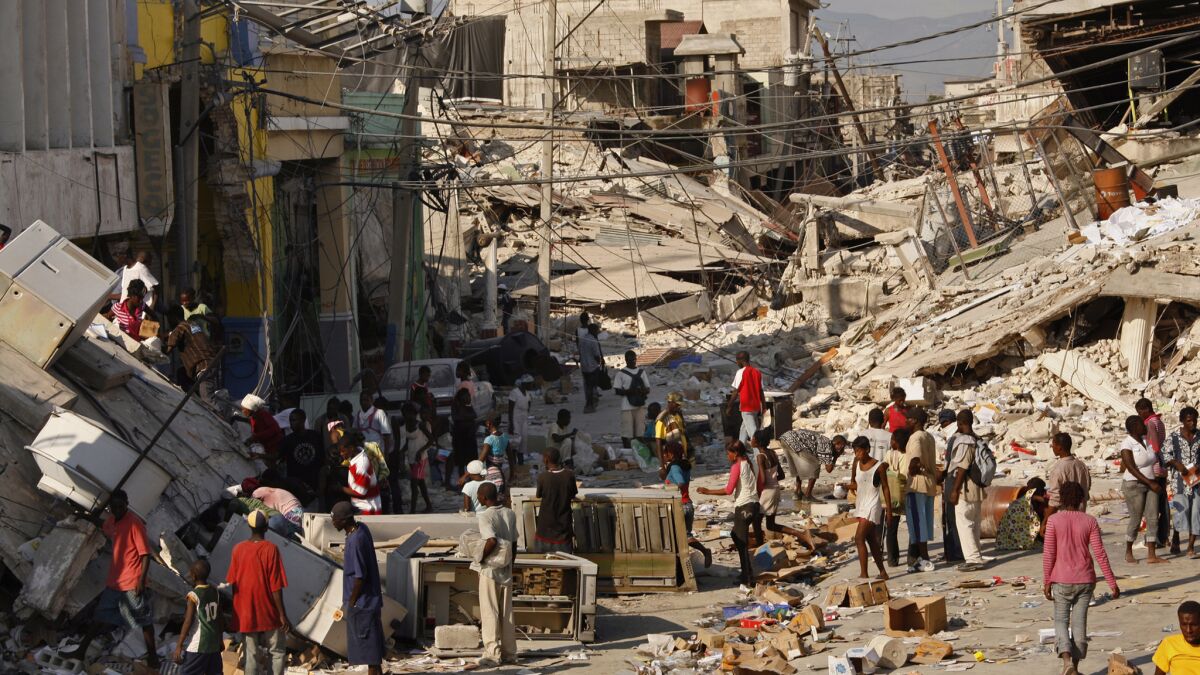 Port-au-Prince, Haiti's capital, after a massive earthquake in 2010.