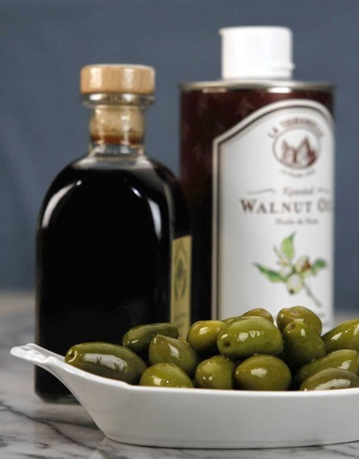 Nice olives and oils can make good hostess gifts.