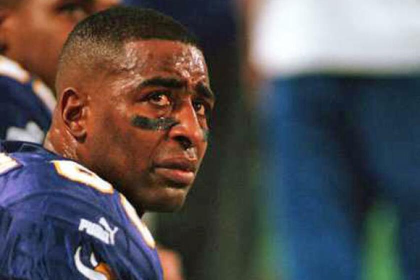 Cris Carter with the Minnesota Vikings in 2000.