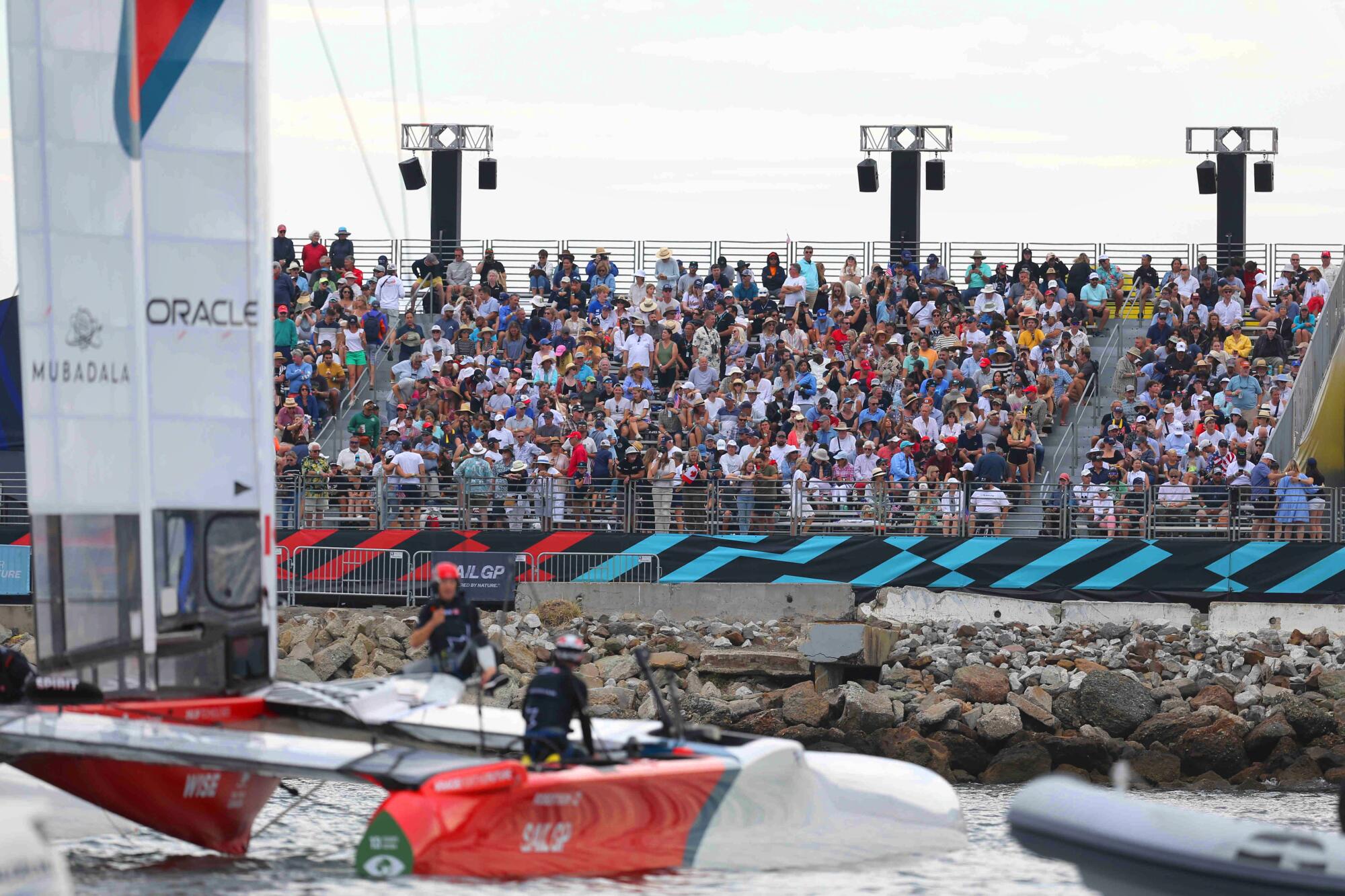 Oracle Los Angeles Sail Grand Prix at the Port of Los Angeles on Sunday, July 23, 2023 in