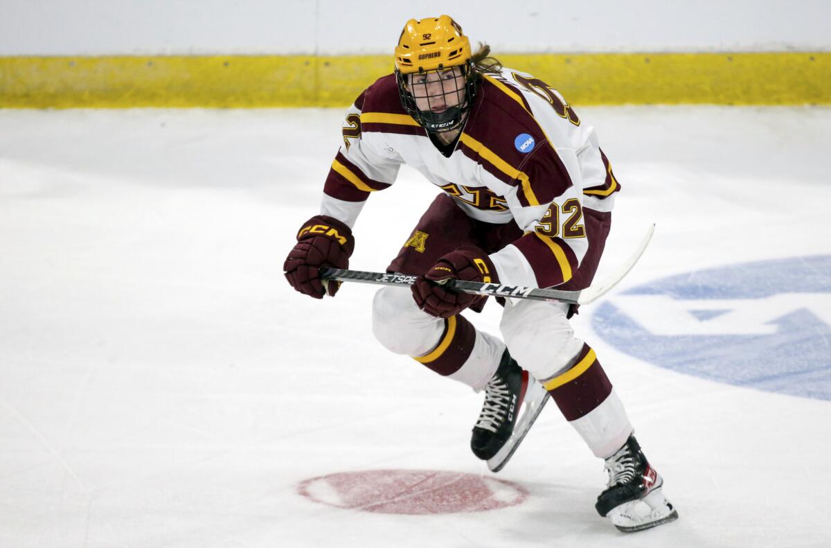 Wild pick a Minnesota native in first round of NHL Draft