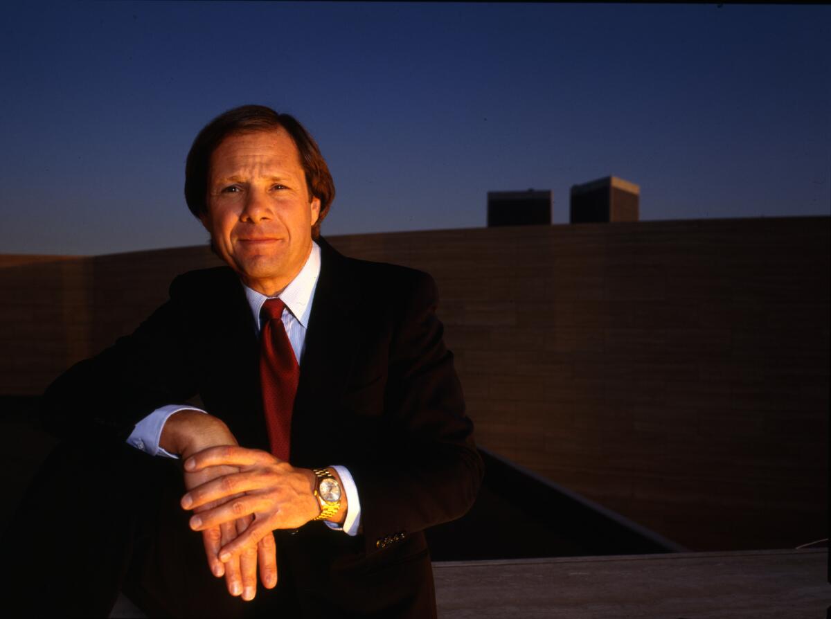 Michael Ovitz, co-founder of Creative Artists Agency, in 1987.