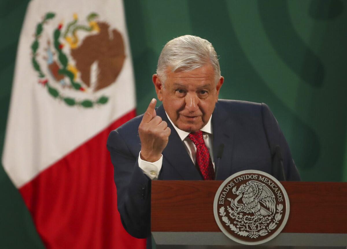 El presidente Andrés Manuel López Obrador