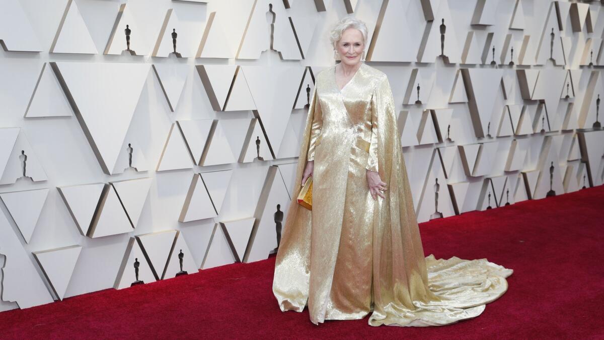 Glenn Close at the 91st Academy Awards on Sunday at the Dolby Theatre at Hollywood & Highland Center in Hollywood.