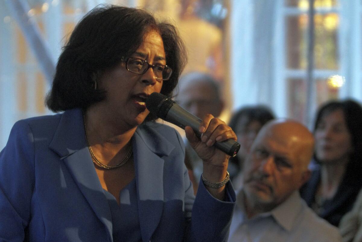 Los Angeles Councilwoman Jan Perry at an event earlier this year.