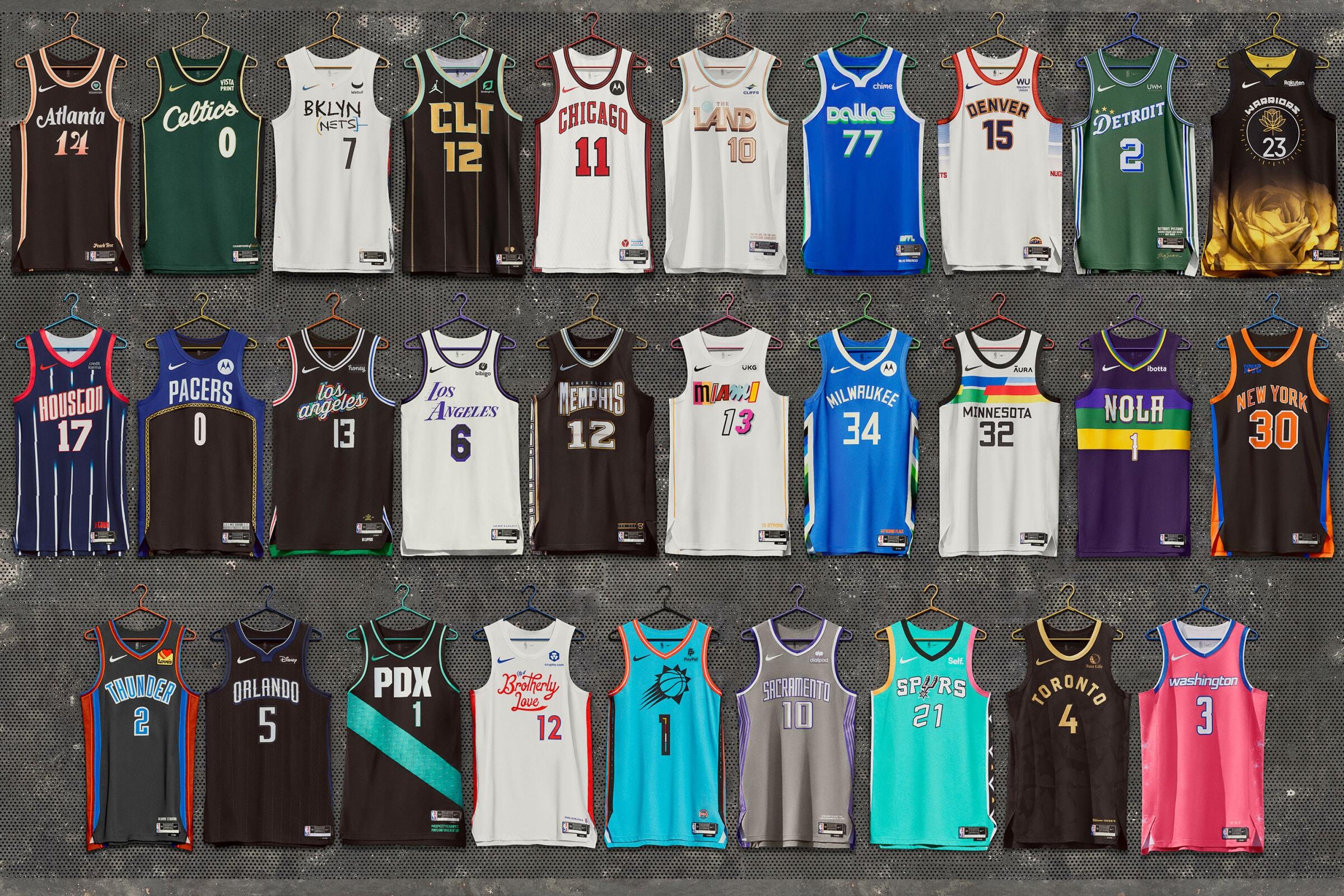 Nba City Jerseys 2025-24