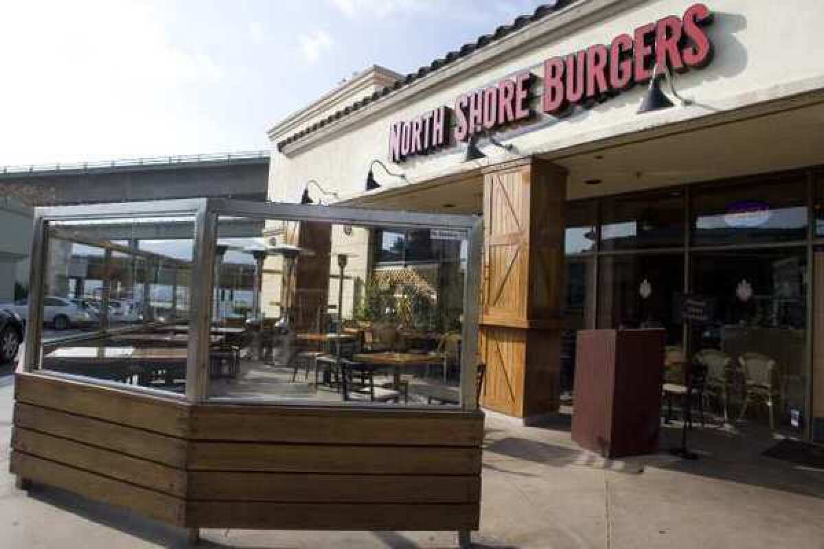 North Shore Burgers was one business hit by thieves who stole patio heaters, according to sheriff's officials.