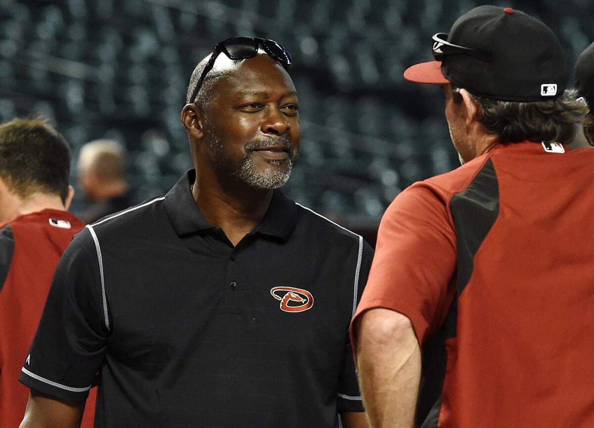 Dave Stewart was named the Diamondbacks' new senior vice president and general manager on Friday.