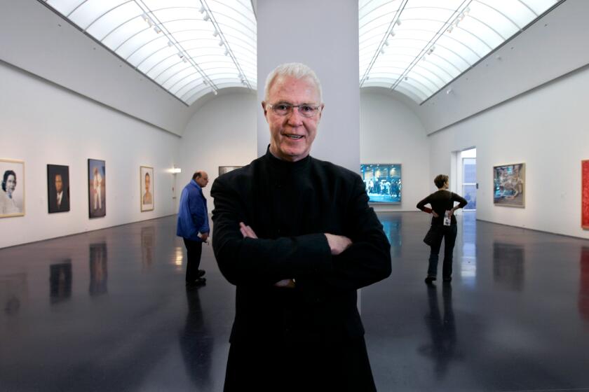 Robert Fitzpatrick stands in the Museum of Contemporary Art Thursday, March 1, 2007, in Chicago.