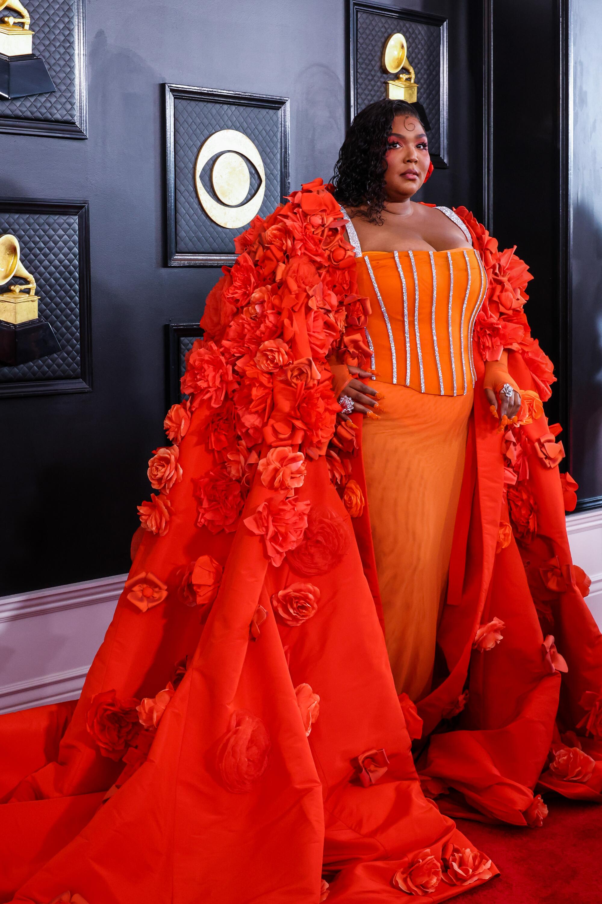 grammy dress Alex Isley Plum Velvet Plus Size 2024 Grammys Red Carpet The Best Dressed Stars at