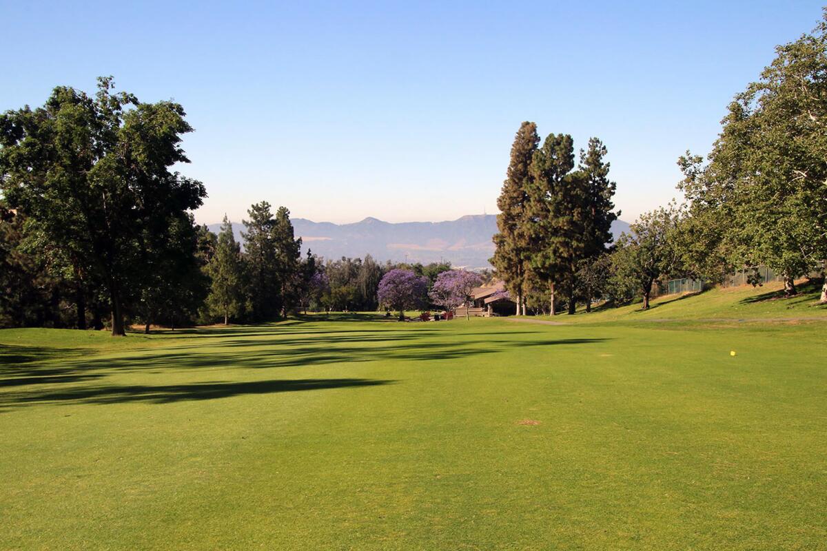 One of the greens at the DeBell Golf Course, which will hold a "Thanksgiving Shotgun" golf tournament on Thursday, Nov. 28.