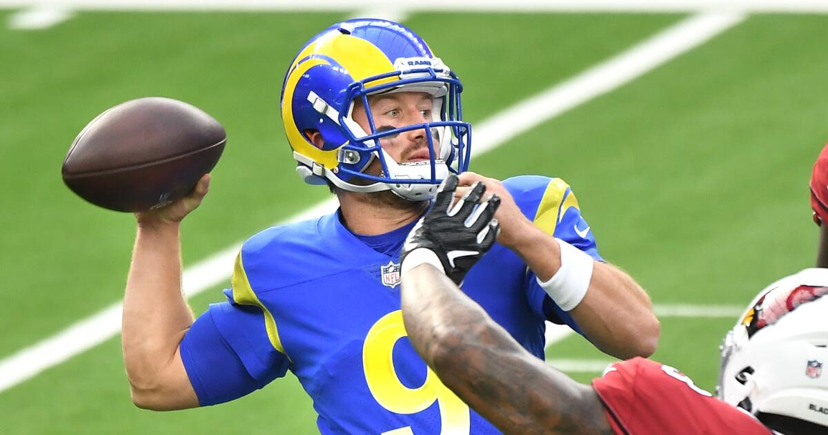 Once undrafted QB John Wolford helped Rams reach playoffs