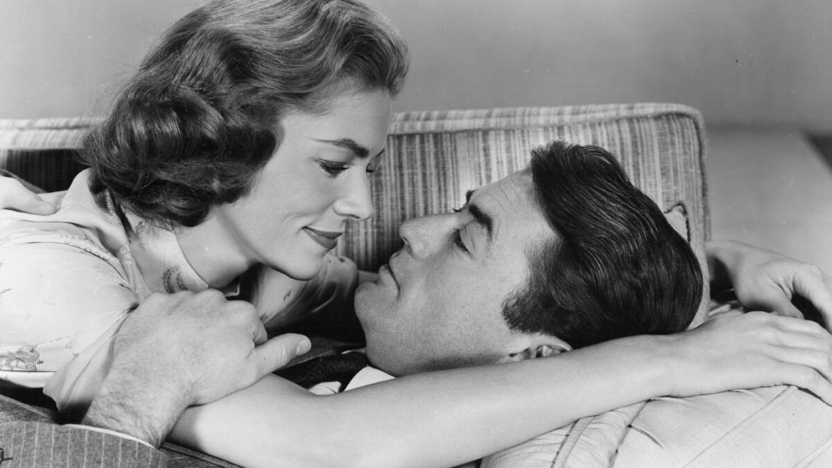 Gregory Peck and Lauren Bacall in "Designing Woman."