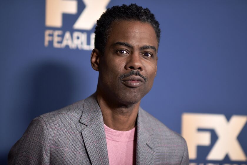 FILE - Chris Rock appears at the Television Critics Association Winter press tour in Pasadena, Calif., on Jan. 9, 2020. Netflix said Thursday that Rock will be the first artist to perform on the company’s first-ever live, global streaming event. (Photo by Richard Shotwell/Invision/AP, File)