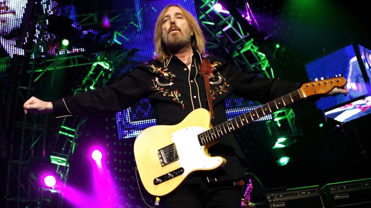 Tom Petty at Madison Square Garden in New York City in 2008.