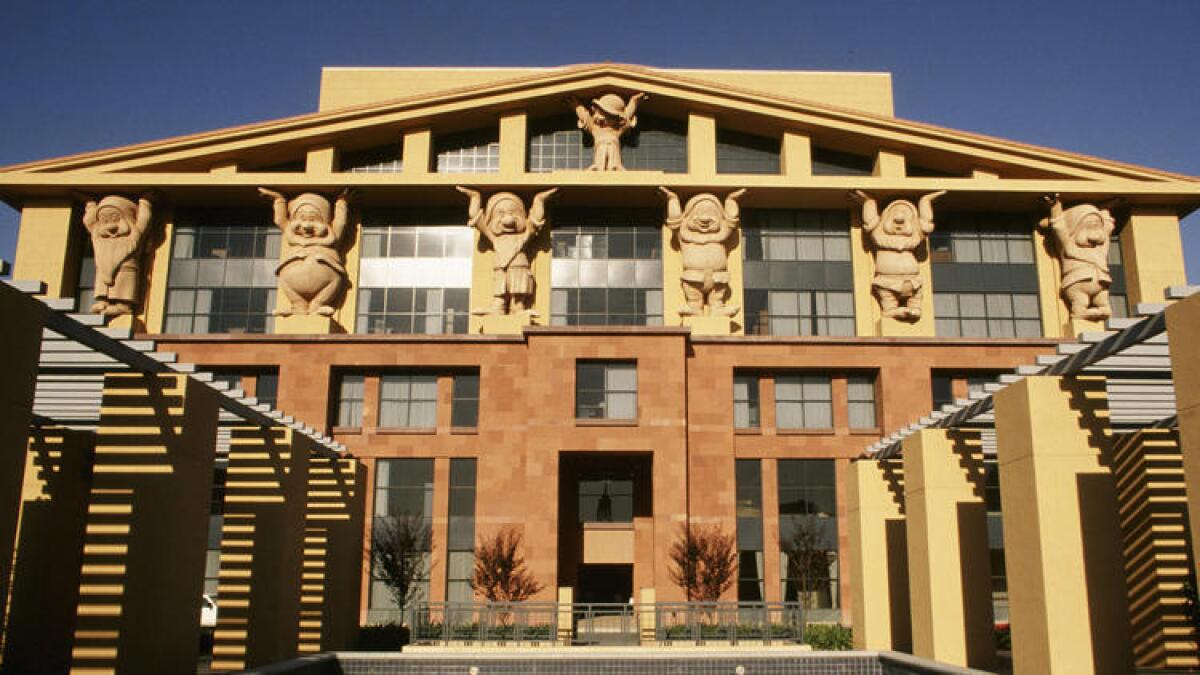 Disney Corp. headquarters in Burbank, designed by Michael Graves, who has died at 80.