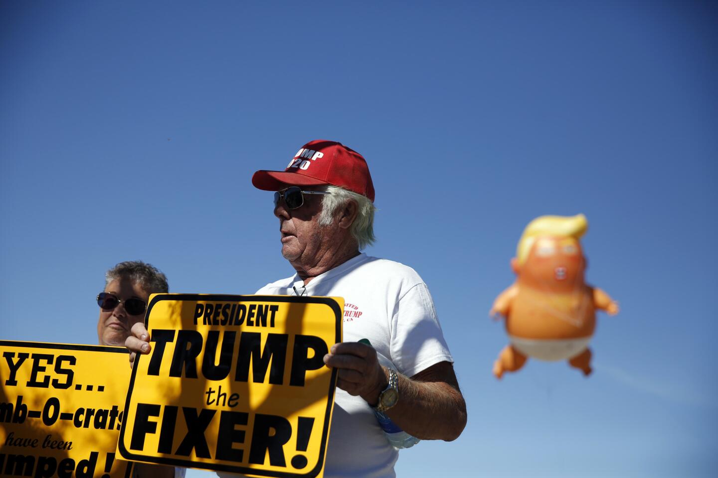 President Trump visits U.S.-Mexico border and Los Angeles