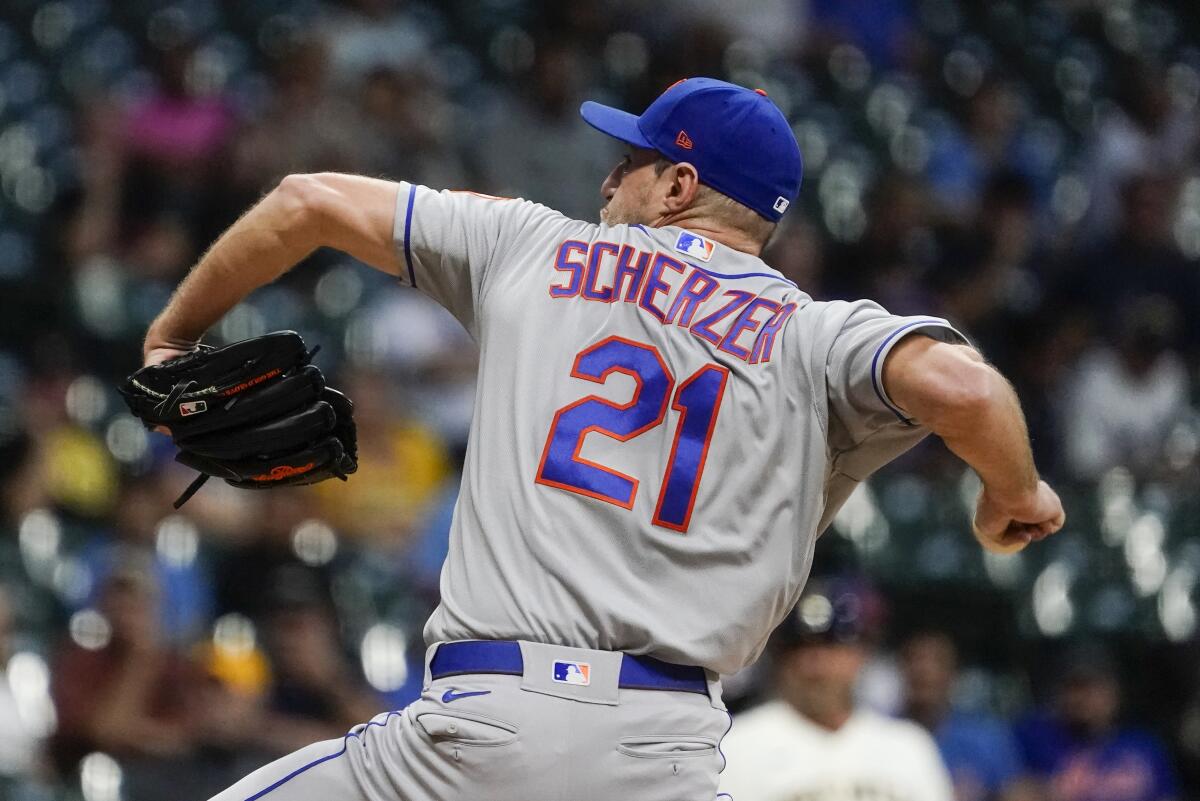 Scherzer strikes out three, 06/29/2022