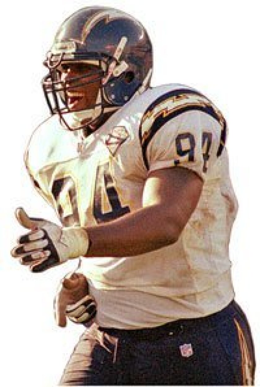 Chris Mims played for the AFC championship team. (1994 file photo / Union-Tribune)