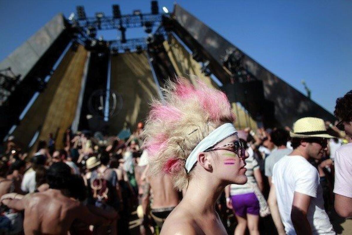Hair, fashion and music collide at the Coachella Valley Music and Arts Festival held each year at the Empire Polo Club in Indio, Calif.