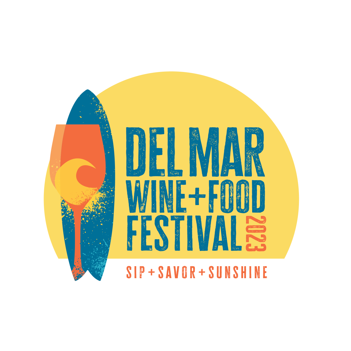 Del Mar Wine & Food Festival logo.