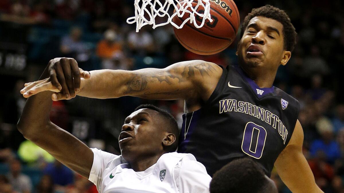 12. UTAH: Marquese Chriss (right), forward, 6-10, 225, Washington – The Jazz could use another athlete who has shooting range and can play on the perimeter.