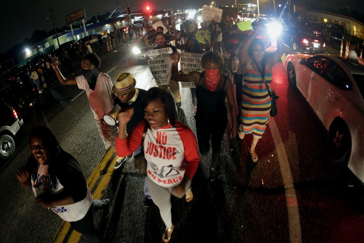 Protests in Ferguson, Mo.