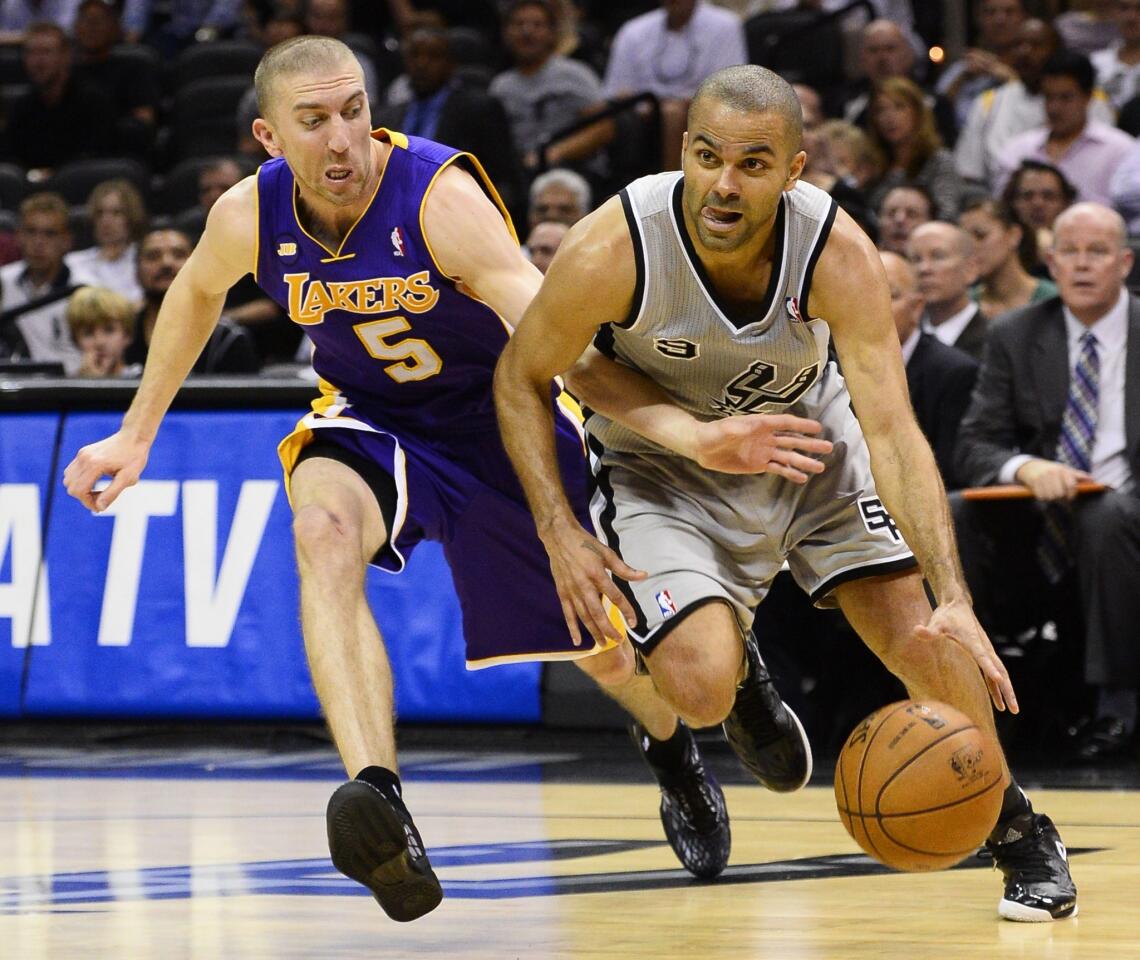 Steve Blake, Tony Parker