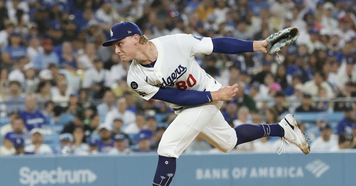 Emmet Sheehan and Andy Pages energy Dodgers to victory over Reds Emmet Sheehan and Andy Pages energy Dodgers to victory over Reds