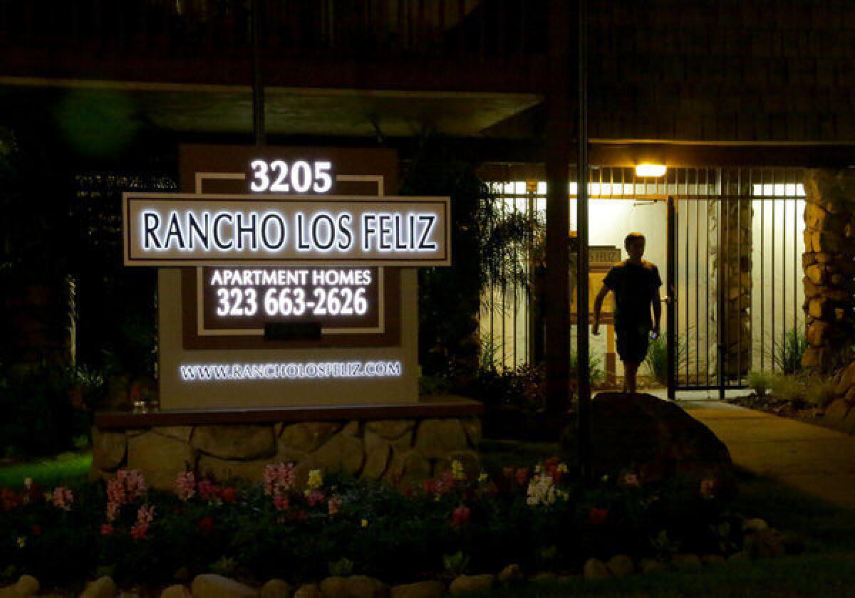The Rancho Los Feliz apartments on Los Feliz Boulevard in Atwater Village have been linked to LAX shooting suspect Paul Anthony Ciancia.
