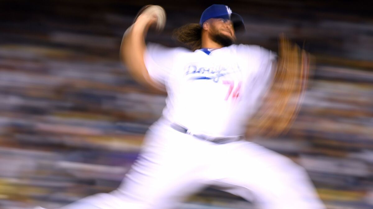 The Dodgers bullpen has been a blur of activity all season.