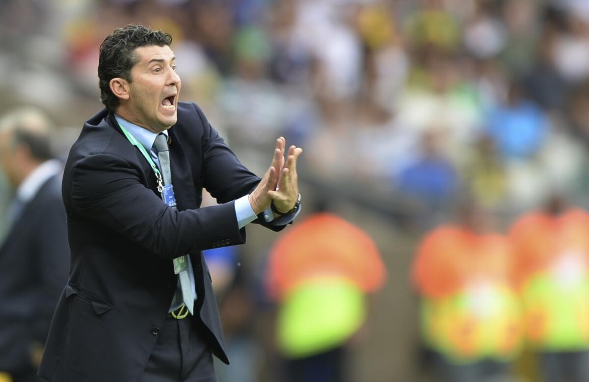Mexico national soccer team Coach Jose Manuel de la Torre has come under criticism after Mexico's dismal showing in the CONCACAF Gold Cup tournament.