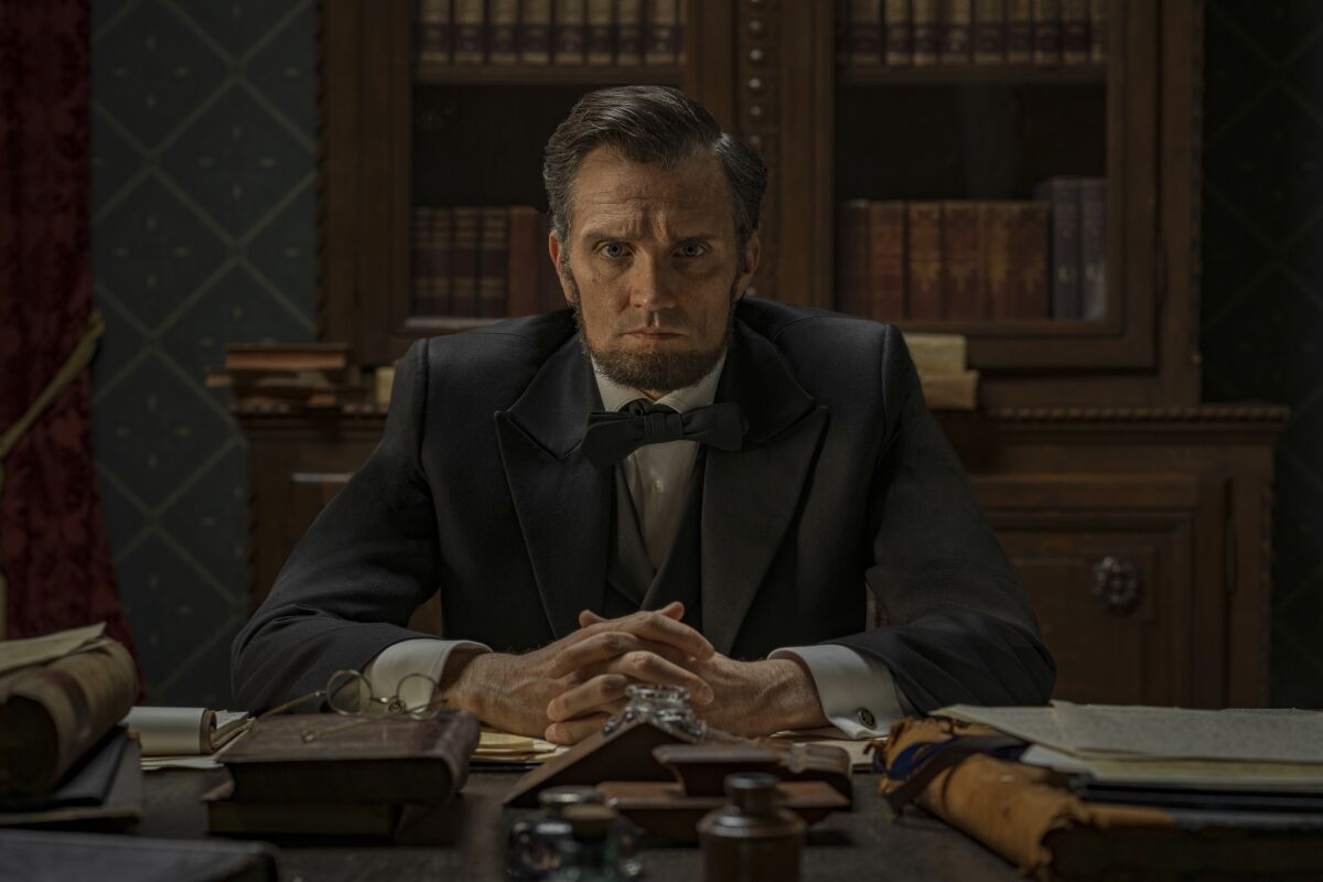 Carlsbad resident and actor Graham Sibley as Abraham Lincoln in The History Channel's three-part series "Abraham Lincoln."