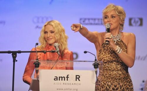 Madonna, Sharon Stone, Cannes 2008: amfAR's Cinema Against AIDS 2008 - Auction