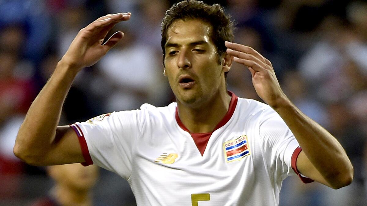 Midfielder Celso Borges and his Costa Rica teammates are still searching for their first goal at Copa America.