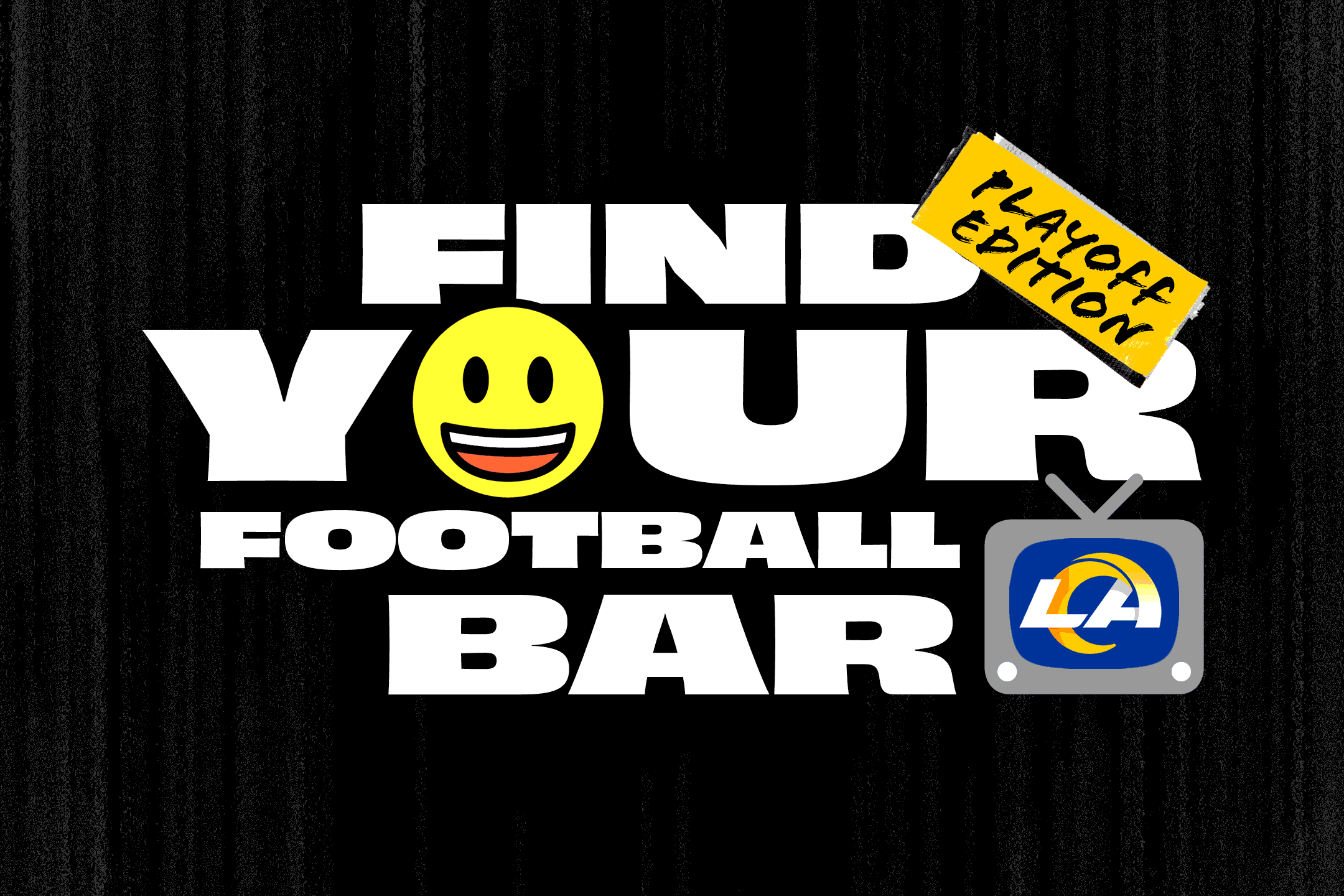 Find your NFL playoff bar.