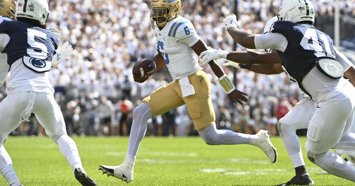 QB Justyn Martin shows promise, but UCLA falls to Penn State