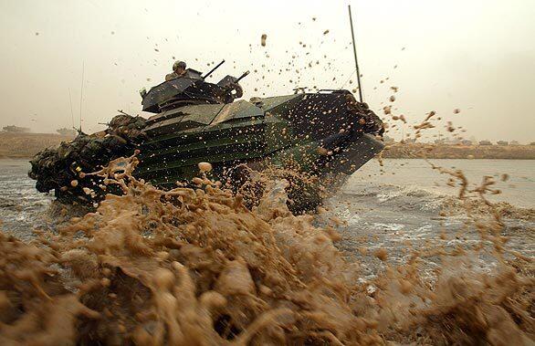 Marines near Baghdad