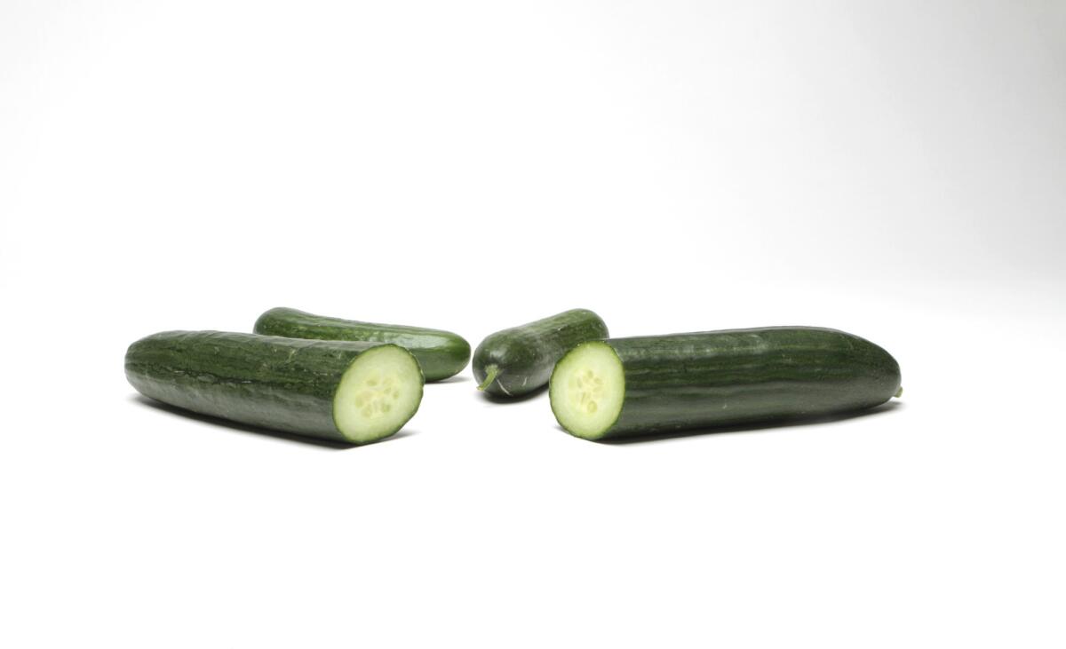 A recall affected cucumbers sold under the Fat Boy label that were distributed by Custom Produce Sales from Andrew & Williamson Fresh Produce starting Aug. 1.