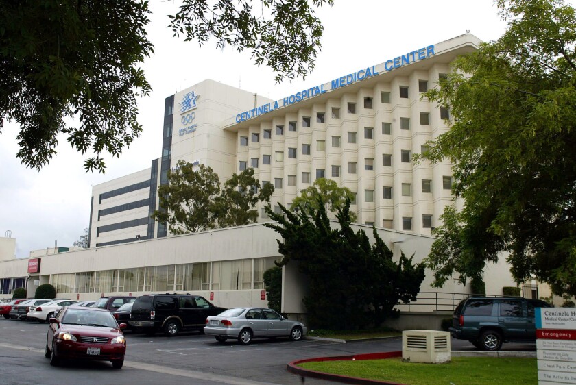 Centinela Hospital in Inglewood on April 1, 2004.