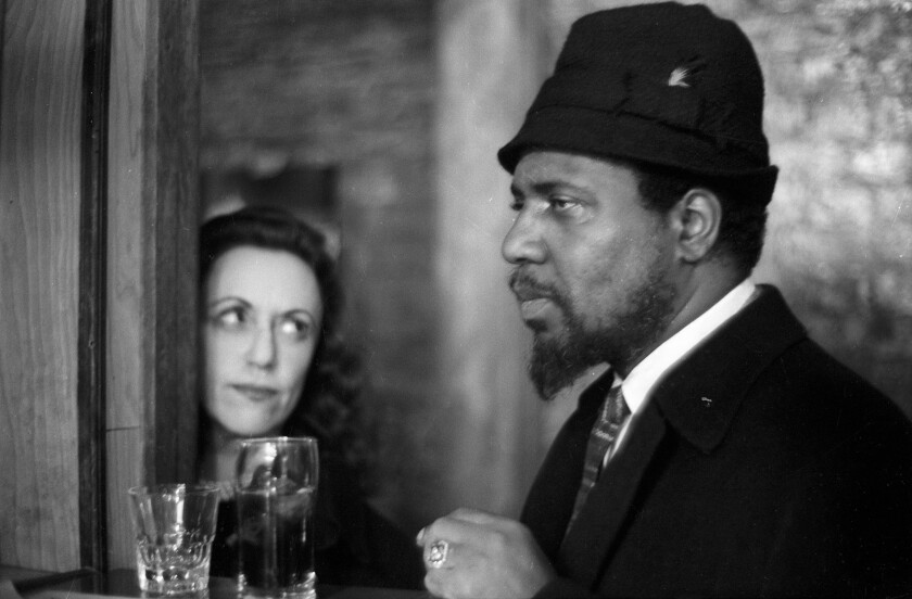 Thelonius Monk is shown in 1963 with with arts patron Baroness Pannonica de Konigswarter