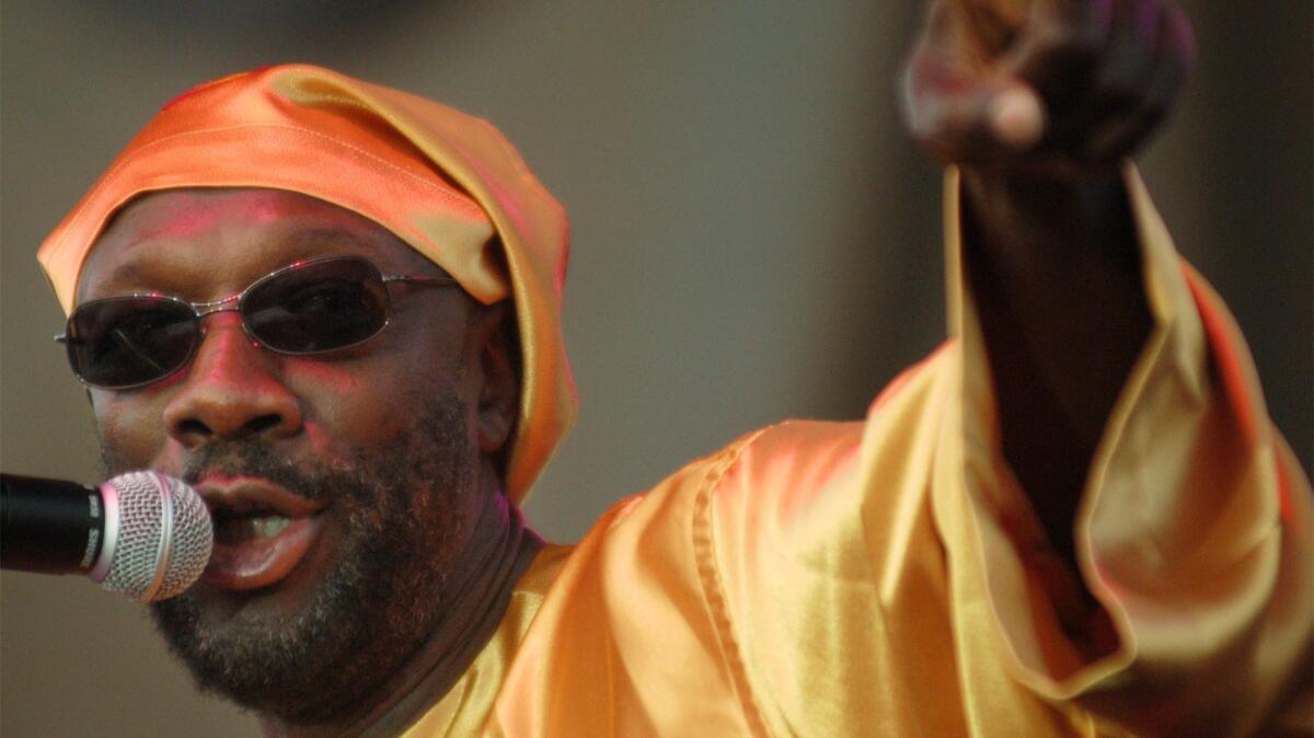 Isaac Hayes at the Michigan State Fair.