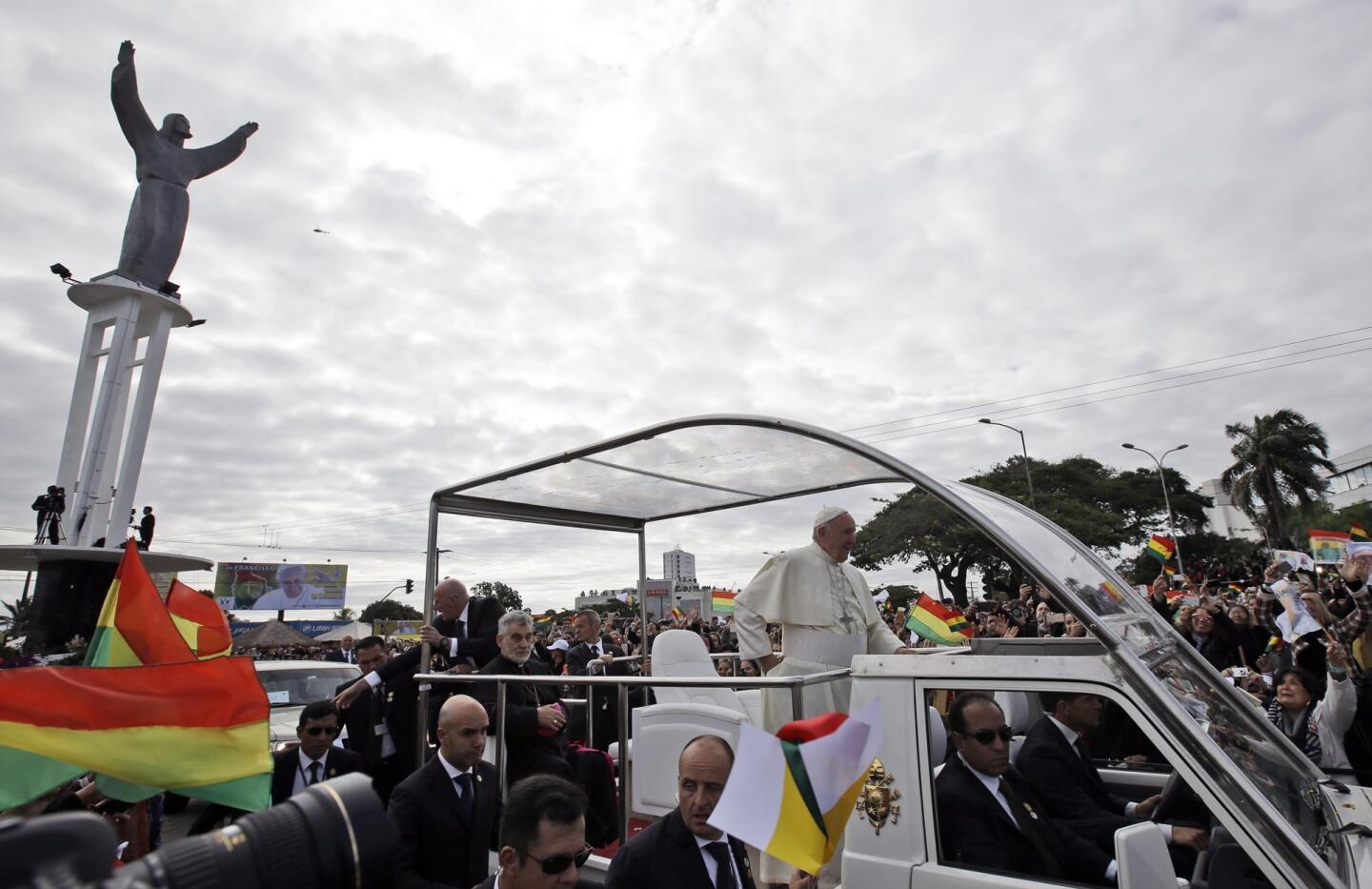 Pope Francis in South America